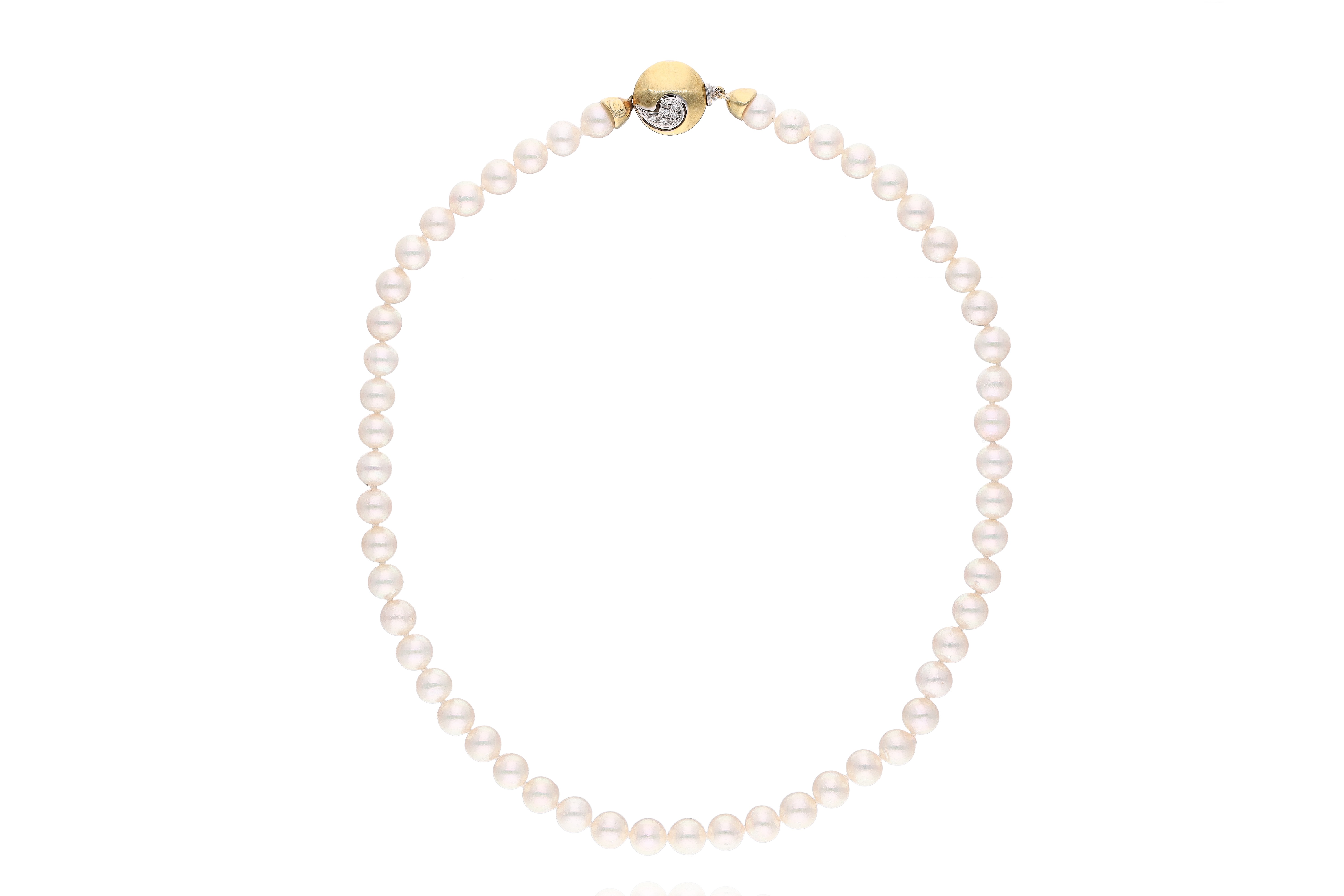 Collana con perle coltivate - Asta Preziosi
