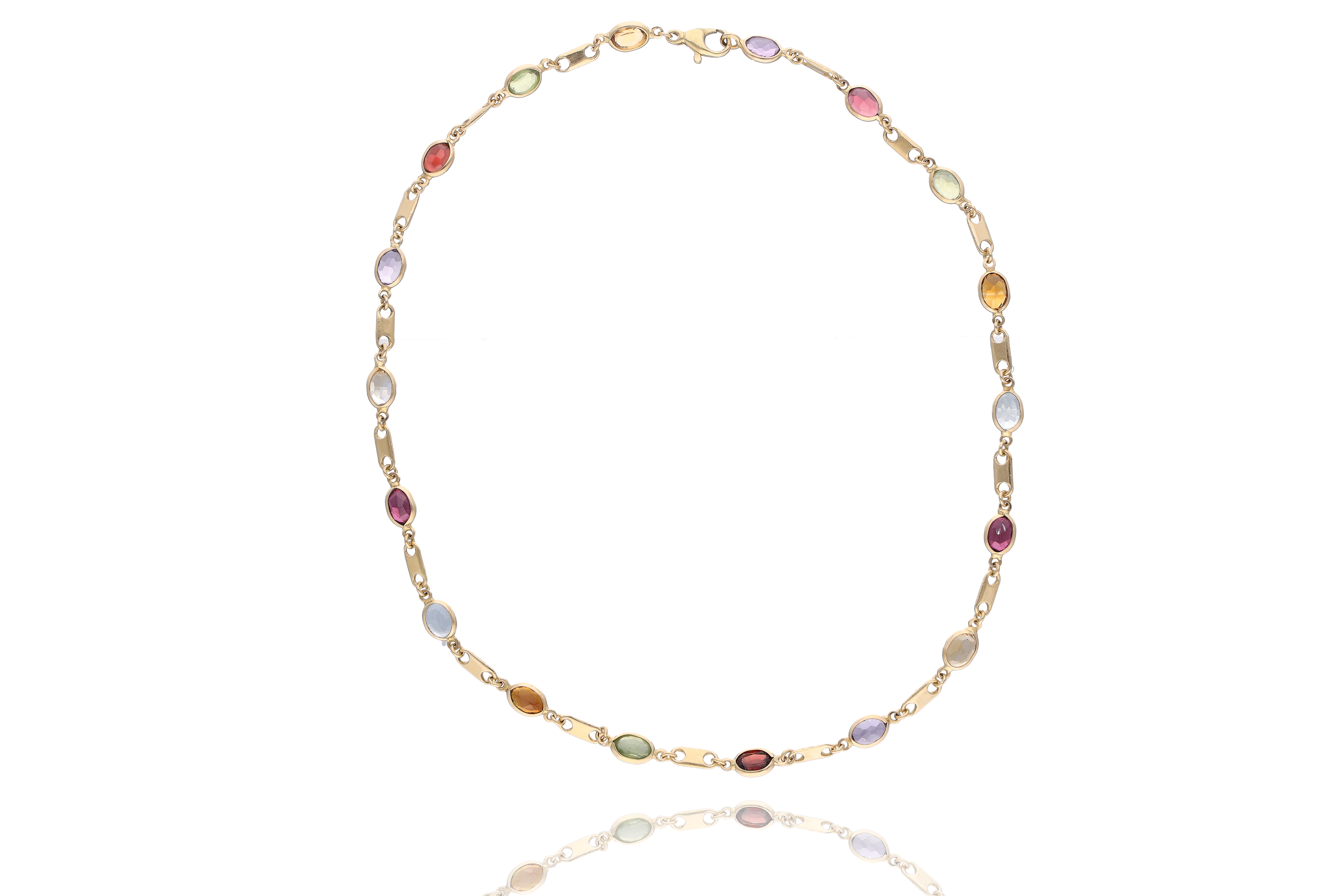 Collana con pietre naturali - Asta Preziosi