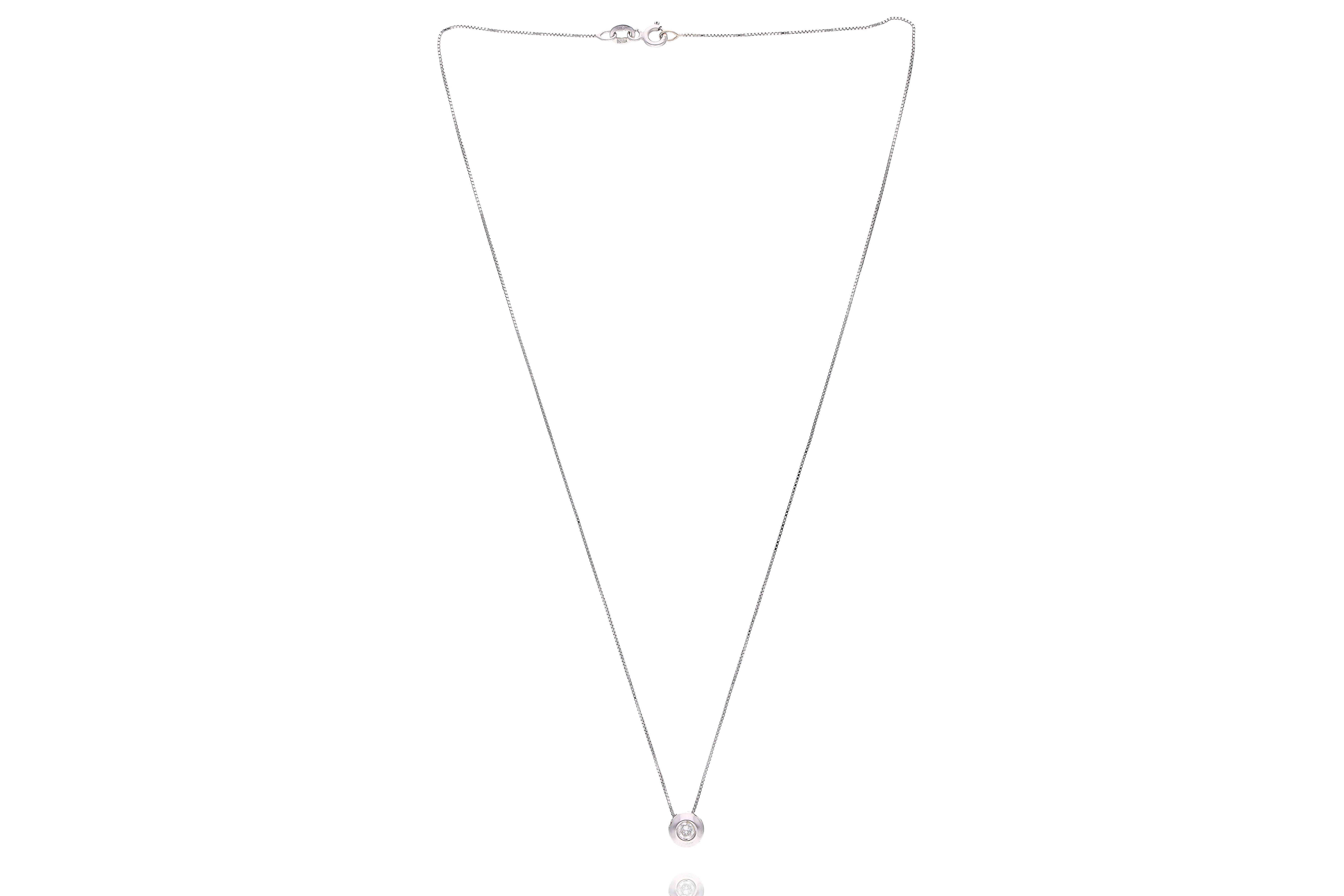 Collana e ciondolo con diamante - Asta Preziosi
