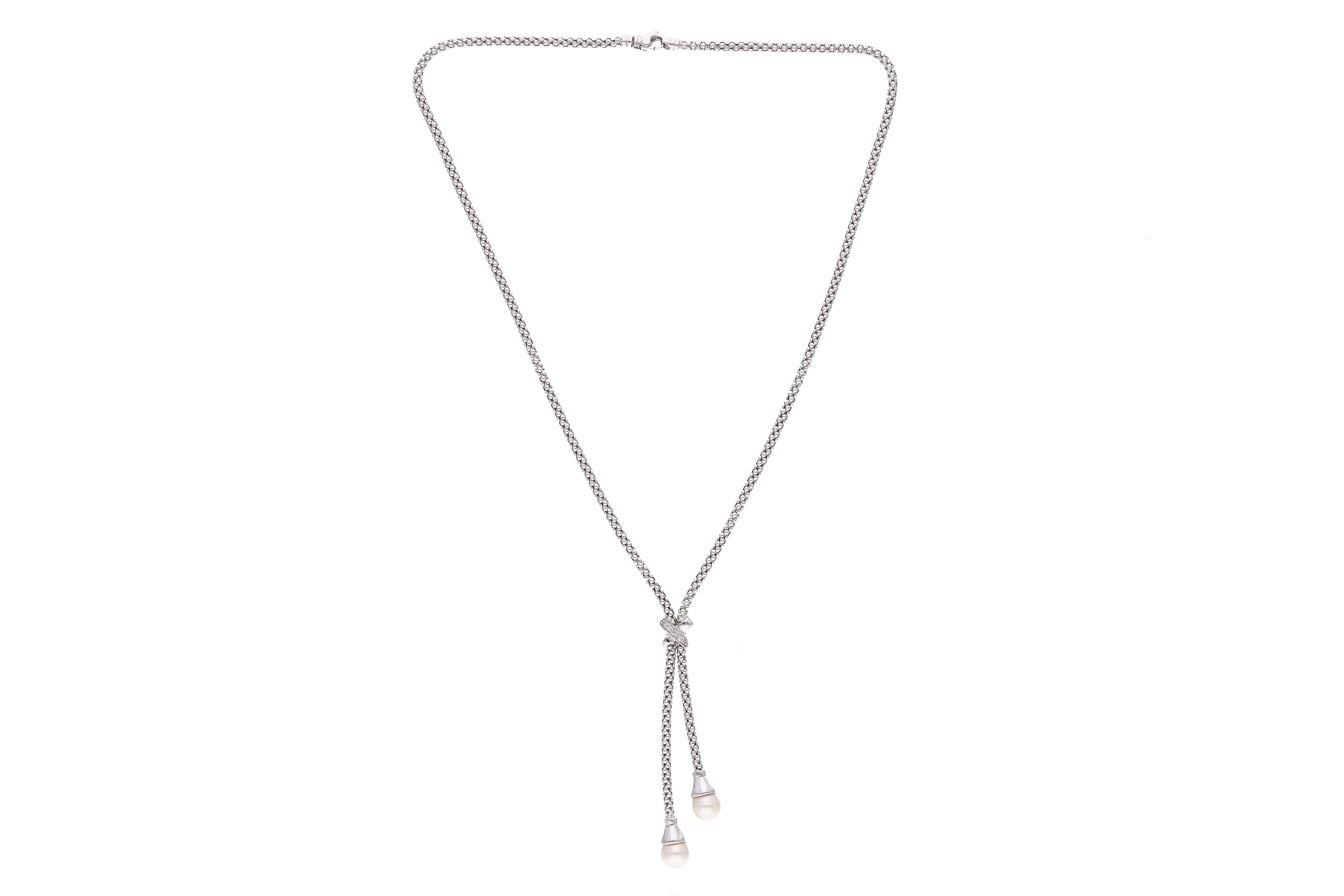 Gritti, collana con perle coltivate e pietre - Asta Preziosi