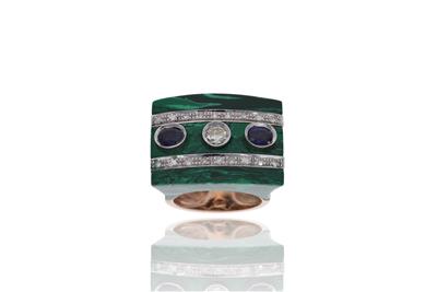 Anello con diamanti e pietre - Asta Preziosi Anello con diamanti e pietre - Asta Preziosi