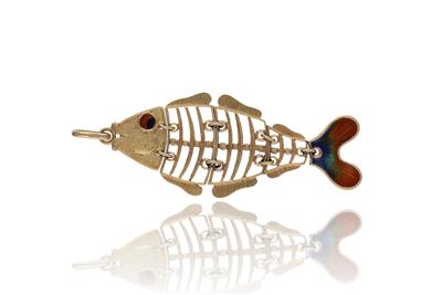 Ciondolo raffigurante pesce - Asta Preziosi Ciondolo raffigurante pesce - Asta Preziosi
