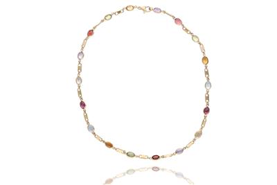 Collana con pietre naturali - Asta Preziosi
