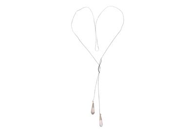 Collana saliscendi con quarzi - Asta Preziosi Collana saliscendi con quarzi - Asta Preziosi