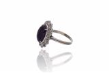 Anello con ametista e diamanti - Asta Preziosi Anello con ametista e diamanti - Asta Preziosi