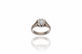 Anello con diamante - Asta Preziosi Anello con diamante - Asta Preziosi