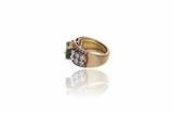 Anello con smeraldo e diamanti - Asta Preziosi Anello con smeraldo e diamanti - Asta Preziosi