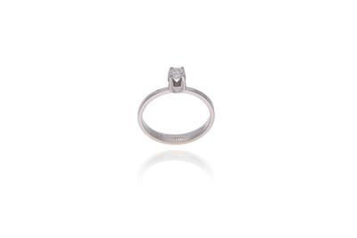 Anello con diamante - Asta Preziosi