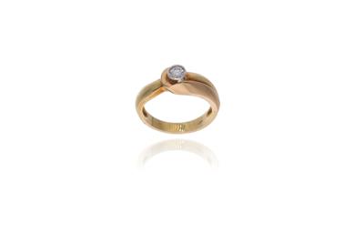 Anello con diamante - Asta Preziosi