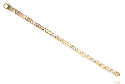 Bracciale in oro bicolore - Asta Preziosi