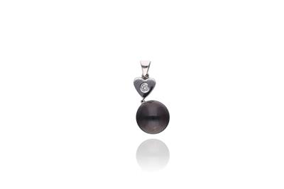 Ciondolo con perla Mari del Sud e diamante - Asta Preziosi