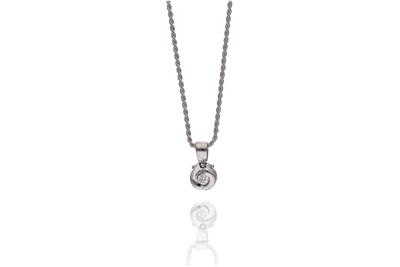 Collana e ciondolo con diamante - Asta Preziosi