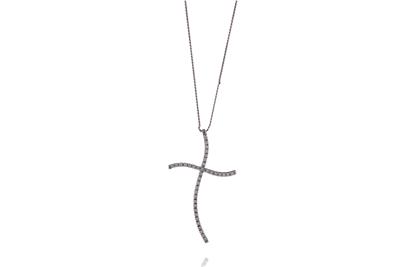 Collana e ciondolo con diamanti - Asta Preziosi