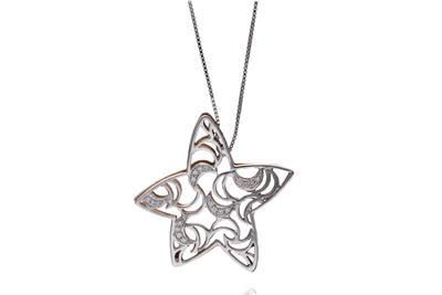 Collana e ciondolo con diamanti - Asta Preziosi