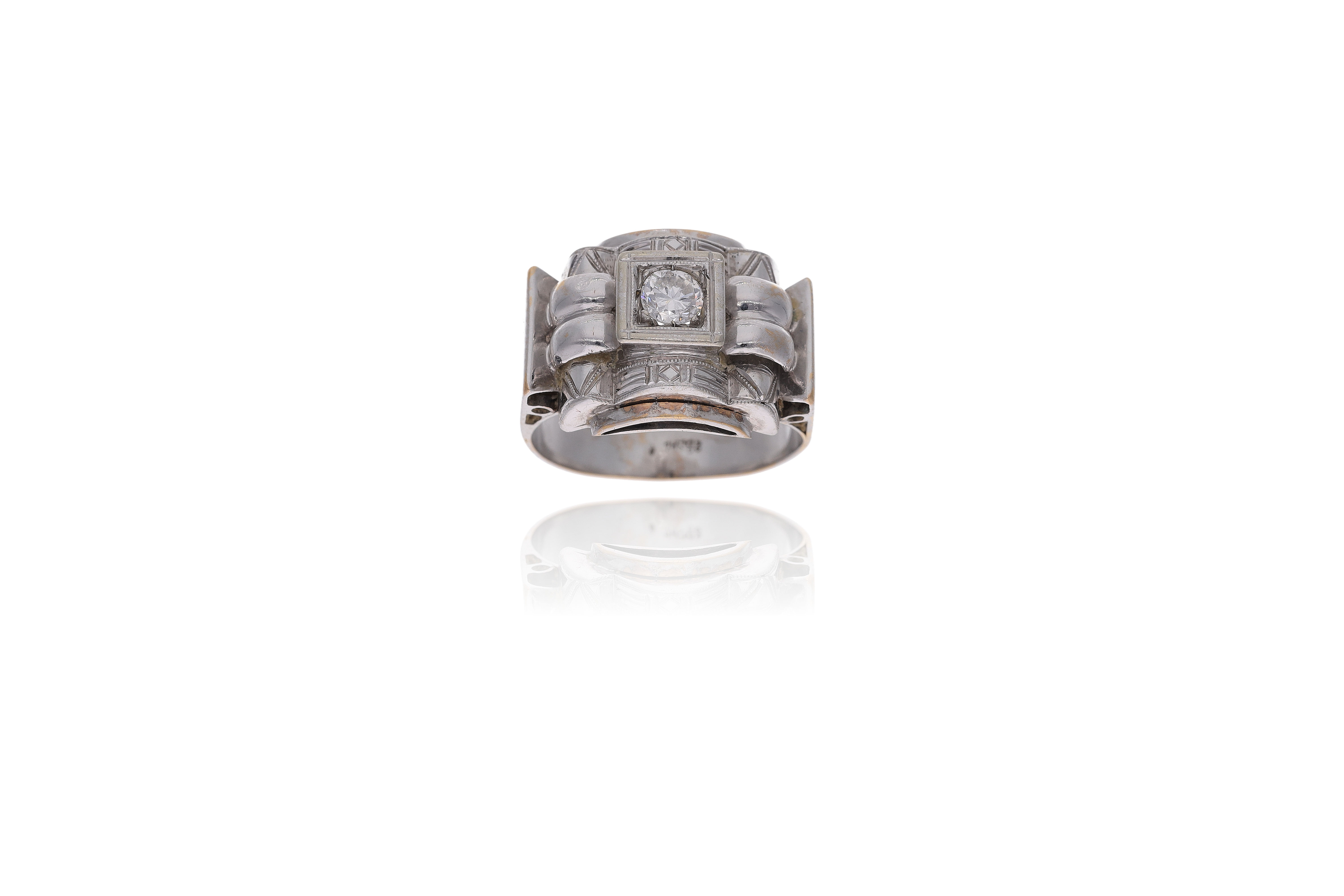 Anello con diamante - Asta Preziosi