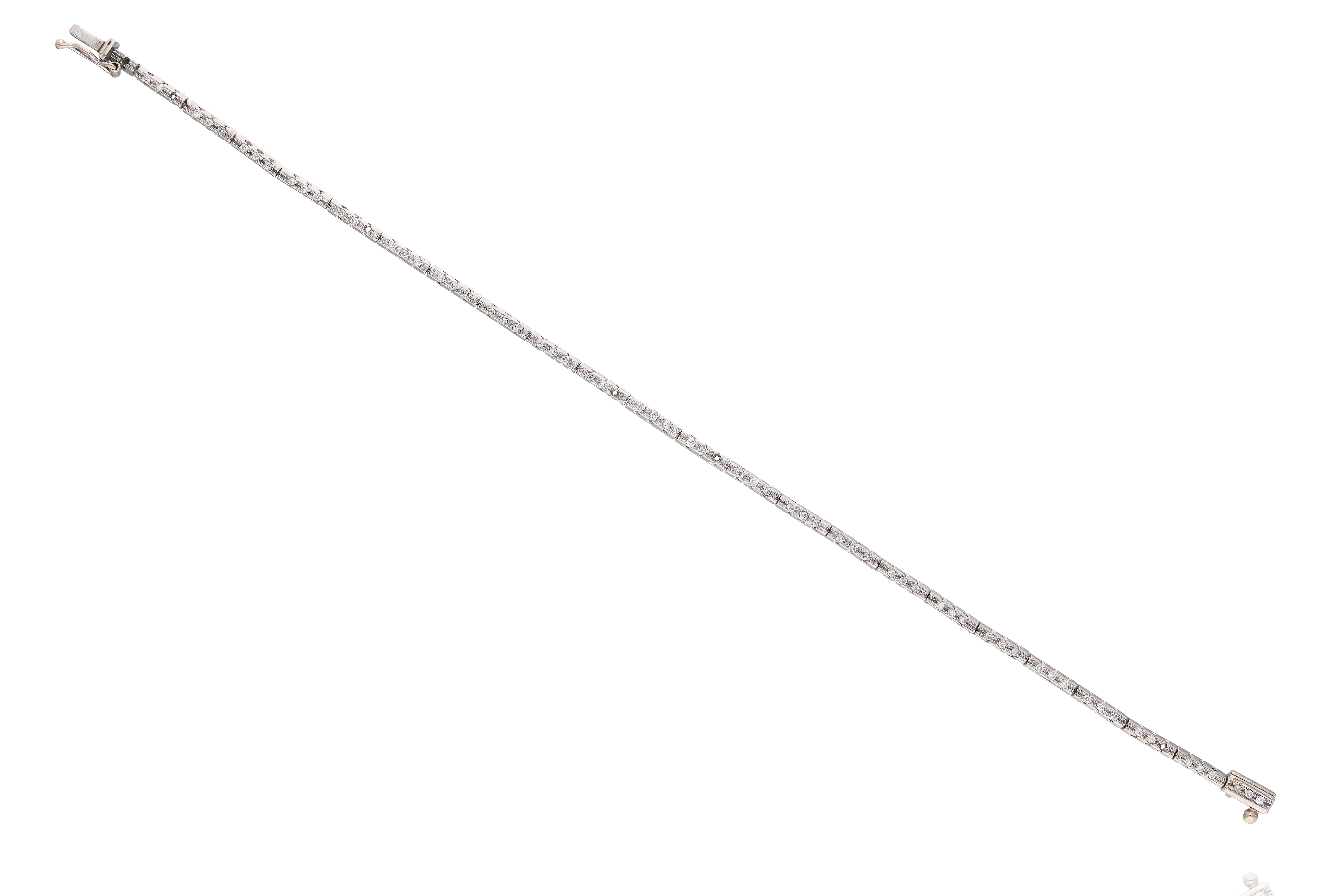 Bracciale tennis con diamanti - Asta Preziosi