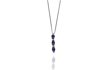 Collana con ciondolo, pietre e diamanti - Asta Preziosi Collana con ciondolo, pietre e diamanti - Asta Preziosi