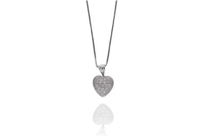 Collana e ciondolo con diamanti - Asta Preziosi Collana e ciondolo con diamanti - Asta Preziosi