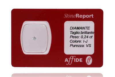 Diamante taglio brillante ct. 0,24 - Asta Preziosi