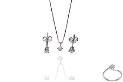 Parure con diamanti - Asta Preziosi