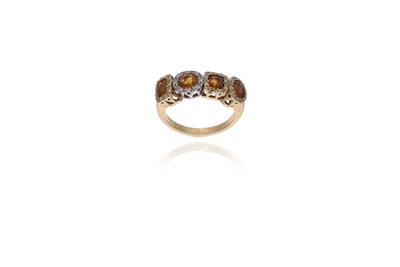 PVG, anello con quarzi e diamanti - Asta Preziosi PVG, anello con quarzi e diamanti - Asta Preziosi
