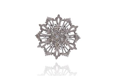 Spilla con diamanti - Asta Preziosi