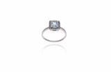 Anello con acquamarina e diamanti - Asta Preziosi Anello con acquamarina e diamanti - Asta Preziosi