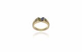 Anello con diamanti zaffiro e zaffiro verde - Asta Preziosi Anello con diamanti zaffiro e zaffiro verde - Asta Preziosi