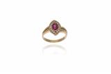 Anello con rubino e diamanti - Asta Preziosi Anello con rubino e diamanti - Asta Preziosi
