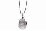 Collana con ciondolo perla barocca e diamanti - Asta Preziosi Collana con ciondolo perla barocca e diamanti - Asta Preziosi