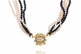 Collana con perle coltivate e pietre - Asta Preziosi Collana con perle coltivate e pietre - Asta Preziosi