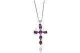 Collana e ciondolo con rubini, zaffiri rosa e diamanti - Asta Preziosi Collana e ciondolo con rubini, zaffiri rosa e diamanti - Asta Preziosi