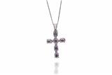 Collana e ciondolo con rubini, zaffiri rosa e diamanti - Asta Preziosi Collana e ciondolo con rubini, zaffiri rosa e diamanti - Asta Preziosi