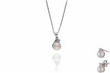 Parure composta da collana con ciondolo e paio di orecchini con perle e diamanti - Asta Preziosi Parure composta da collana con ciondolo e paio di orecchini con perle e diamanti - Asta Preziosi