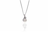 Parure composta da collana con ciondolo e paio di orecchini con perle e diamanti - Asta Preziosi Parure composta da collana con ciondolo e paio di orecchini con perle e diamanti - Asta Preziosi