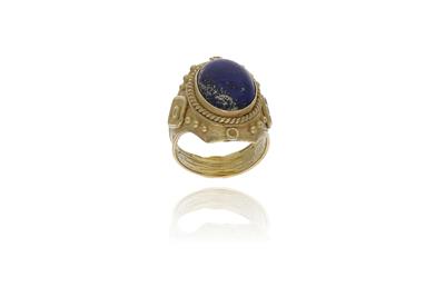 Anello con lapislazzuli - Asta Preziosi Anello con lapislazzuli - Asta Preziosi