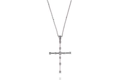 Collana e ciondolo con diamanti - Asta Preziosi Collana e ciondolo con diamanti - Asta Preziosi