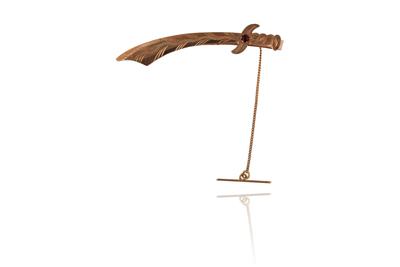 Fermacravatta con pietra - Asta Preziosi