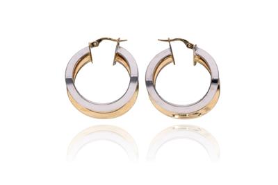 Paio di orecchini in oro - Asta Preziosi