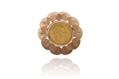 Spilla con 8 Fiorini austriaci - Asta Preziosi