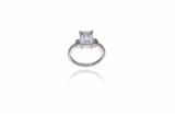 Anello con acquamarina e diamanti - Asta Preziosi Anello con acquamarina e diamanti - Asta Preziosi