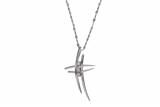 Collana e ciondolo con diamanti - Asta Preziosi