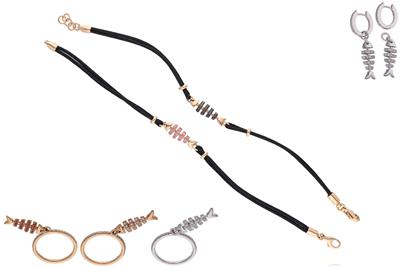 Joyfish, tre anelli, paio di orecchini, due bracciali - Asta Preziosi