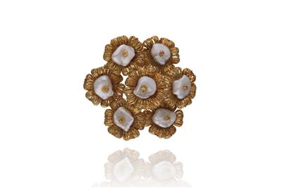 Spilla con perle coltivate - Asta Preziosi