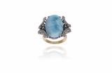 Anello con pietra e diamanti - Asta Preziosi Anello con pietra e diamanti - Asta Preziosi