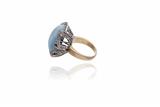 Anello con pietra e diamanti - Asta Preziosi Anello con pietra e diamanti - Asta Preziosi