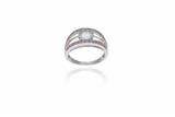 Anello con diamanti e acquamarina - Asta Preziosi Anello con diamanti e acquamarina - Asta Preziosi