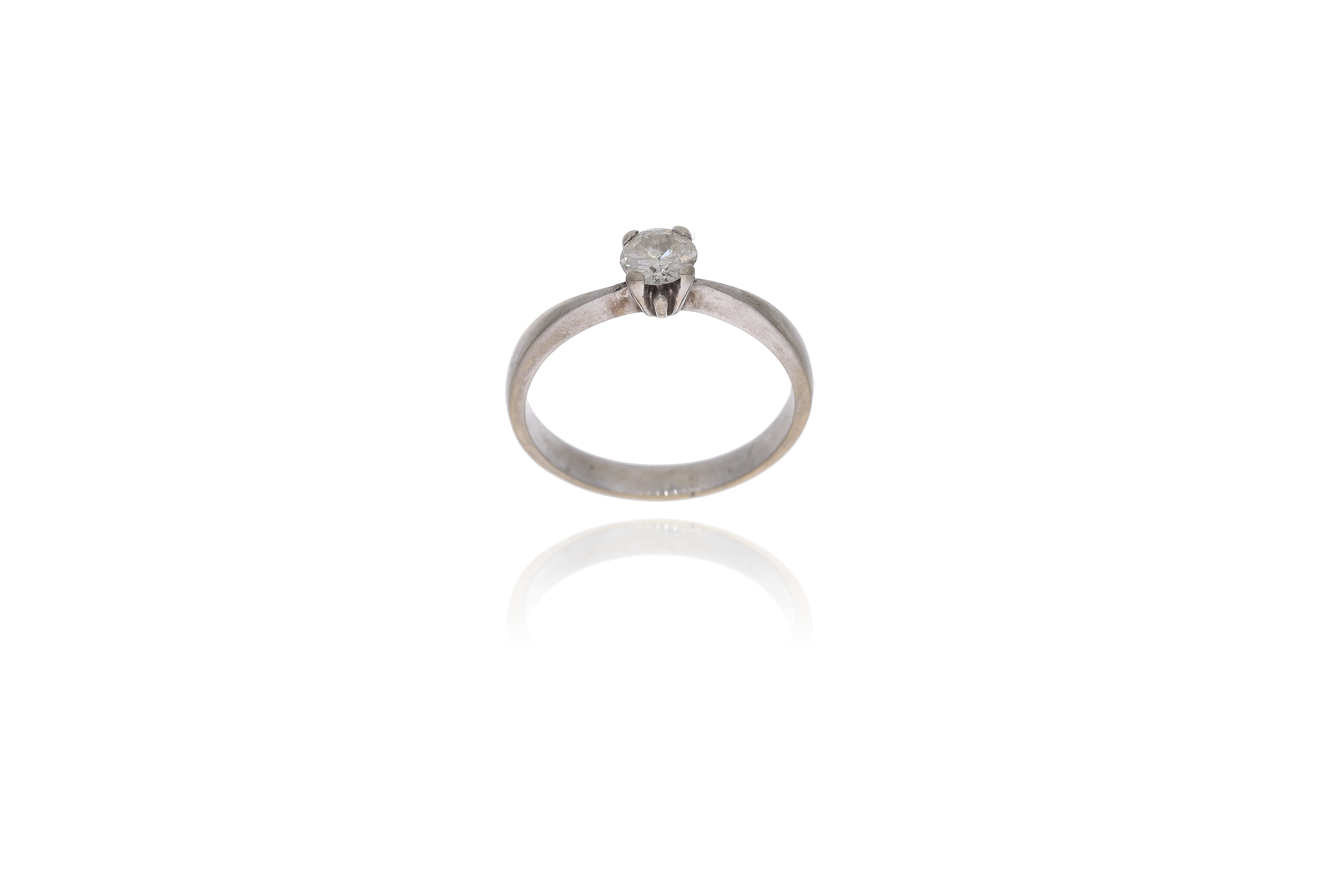 Anello con diamante - Asta Preziosi