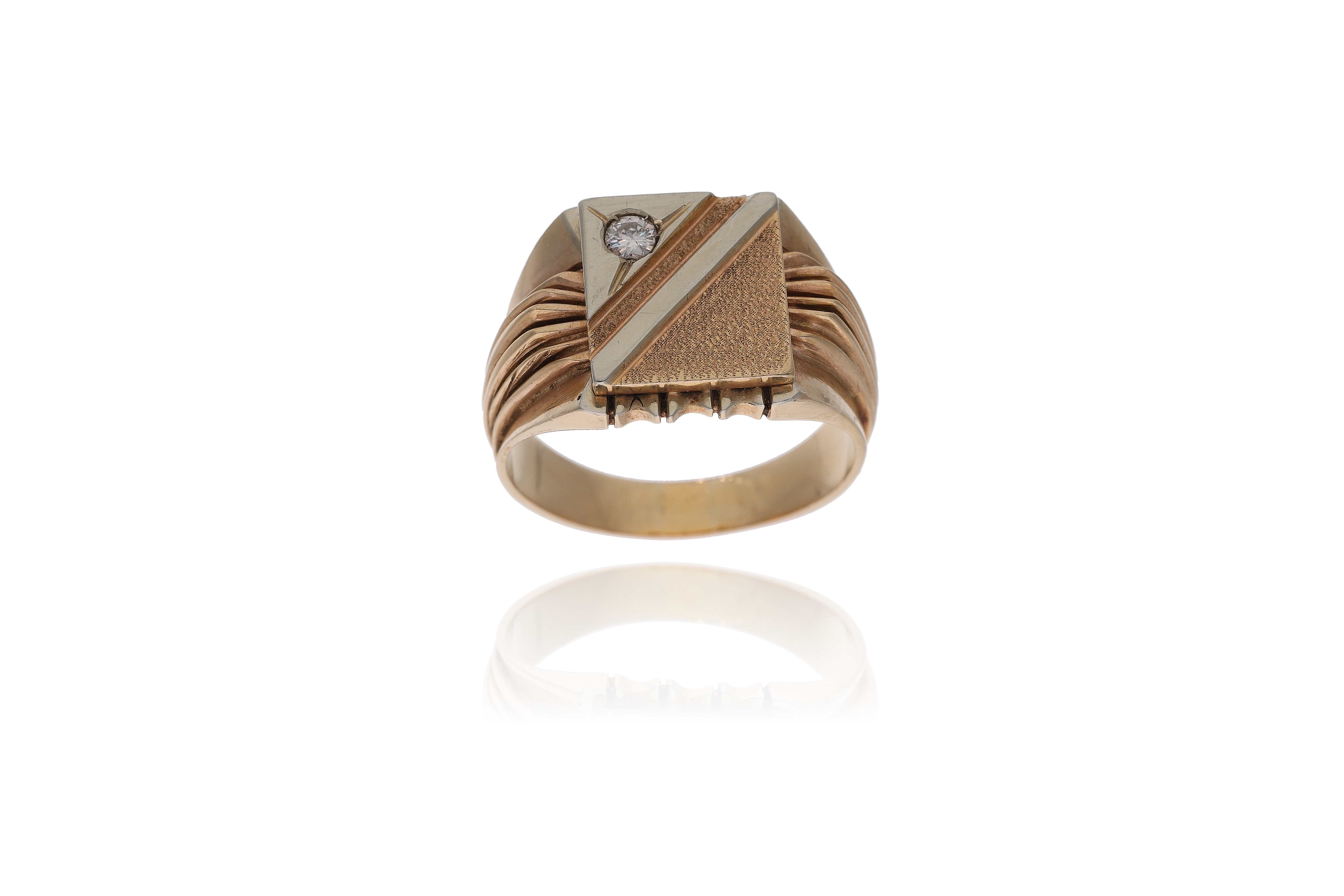 Anello con diamante - Asta Preziosi