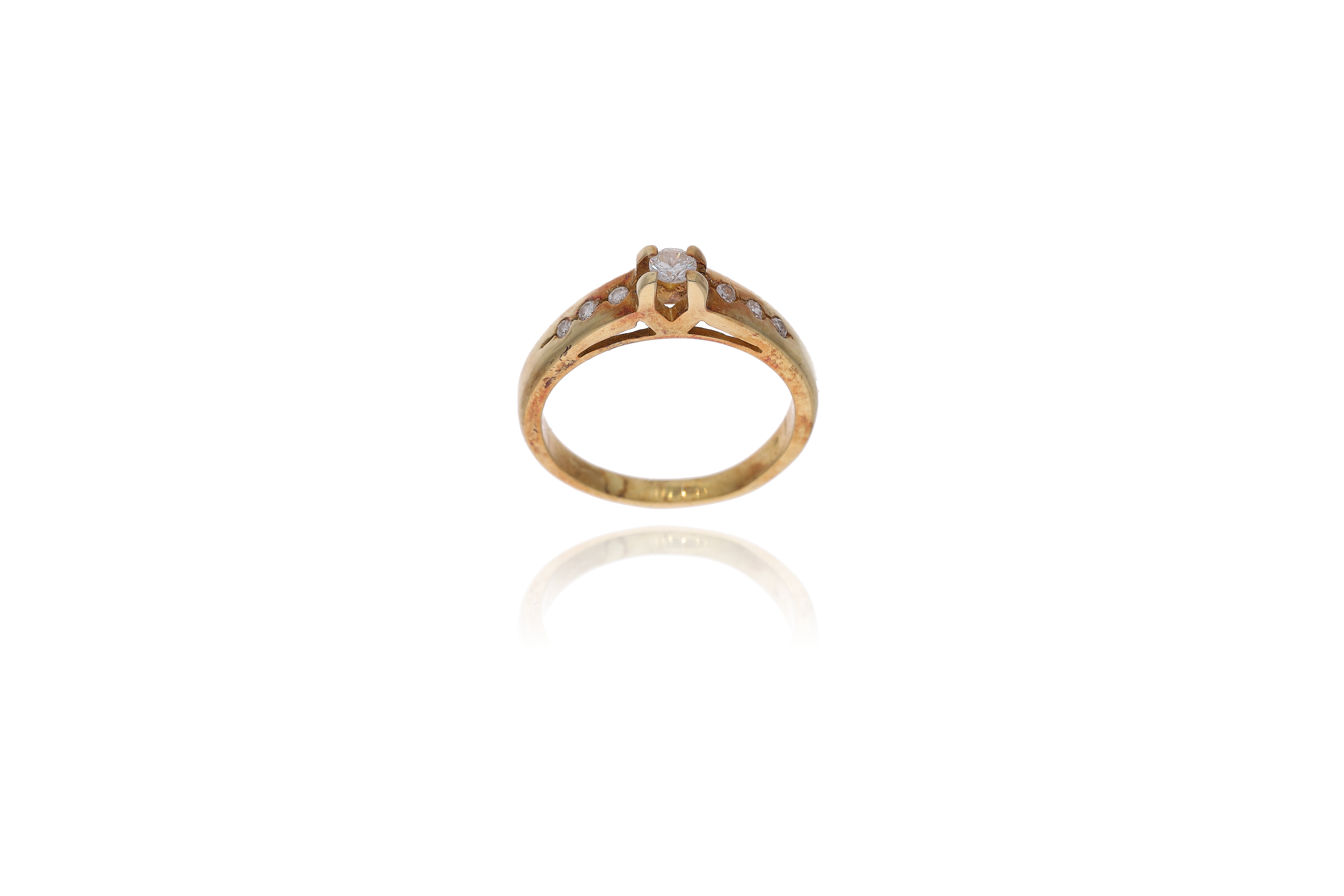 Anello con diamanti - Asta Preziosi